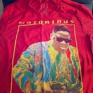 Notorious BIG Vintage Tee Shirt Medium Red